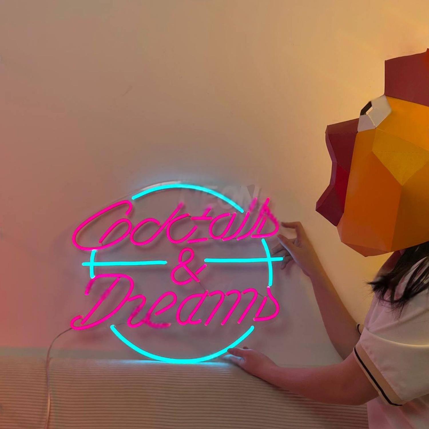Cocktails Dreams Led Neon Sign Bar Led Neon Sign | Shineneon