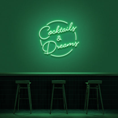 Cocktails Dreams Neon Sign (Style 2) | Shineneon