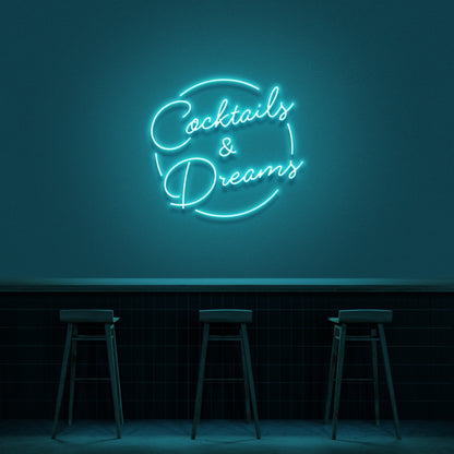 Cocktails Dreams Neon Sign (Style 2) | Shineneon