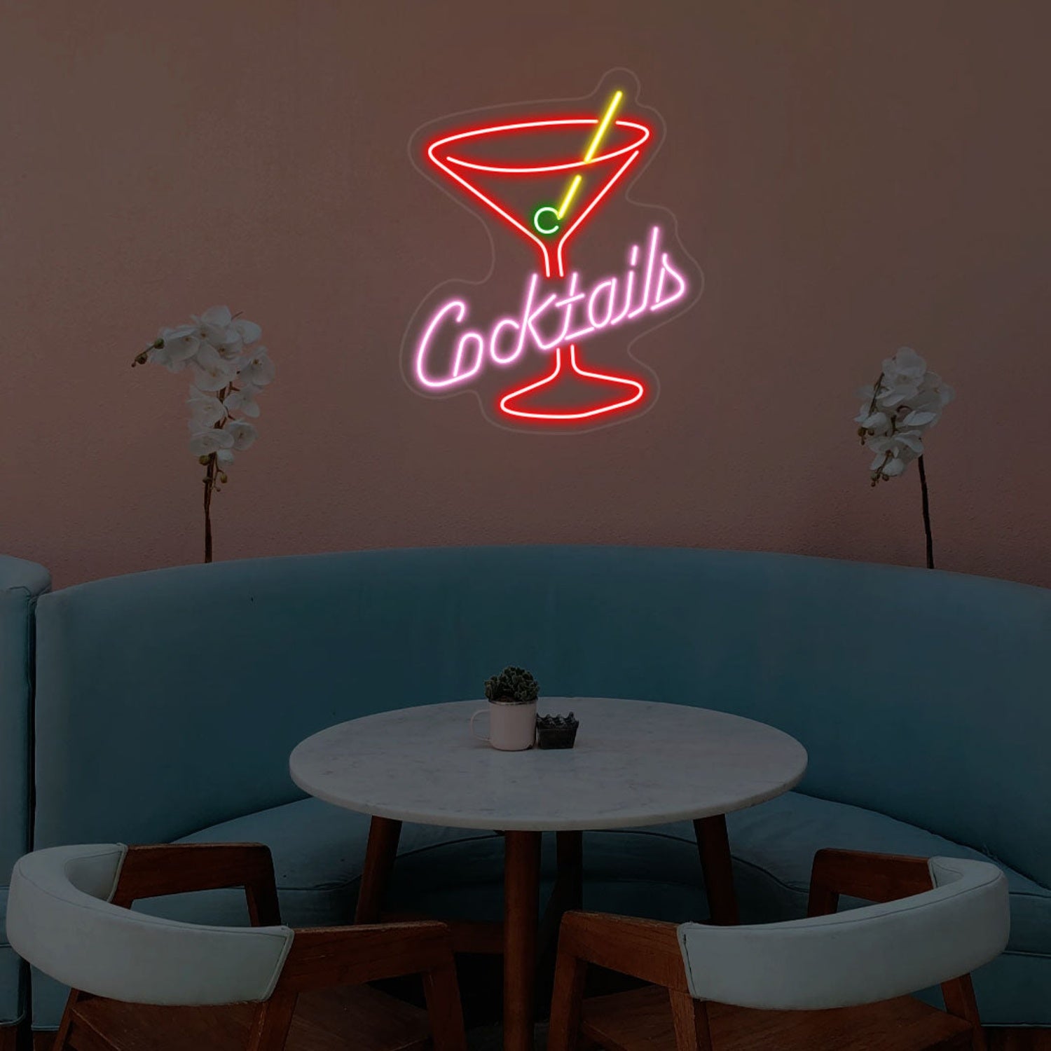 Cocktails Glass Led Neon Sign | Shineneon
