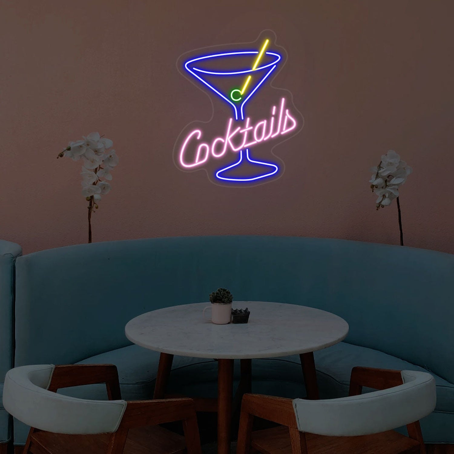 Cocktails Glass Led Neon Sign | Shineneon