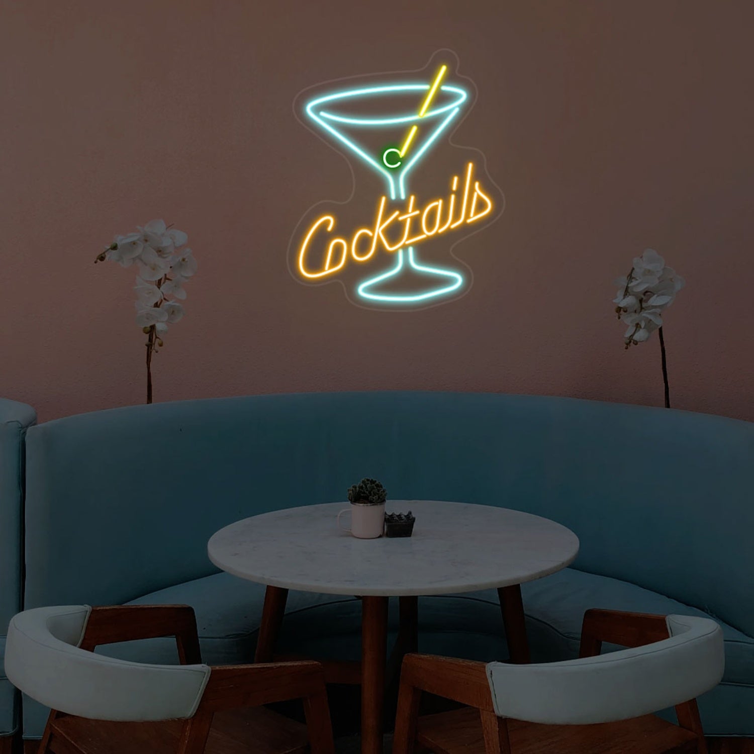 Cocktails Glass Led Neon Sign | Shineneon