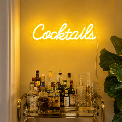 Cocktails LED Neon Sign Home Bar Decor main product image