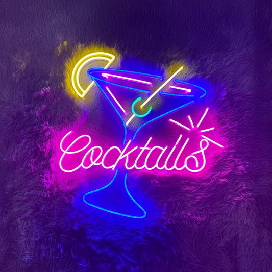 Cocktails Led Sign