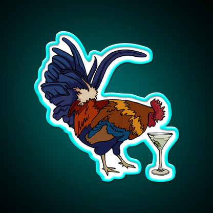 Cocktails Man Cave Bar Led Neon Sign Rgb Color