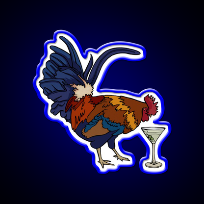 Cocktails Man Cave Bar Led Neon Sign Rgb Color