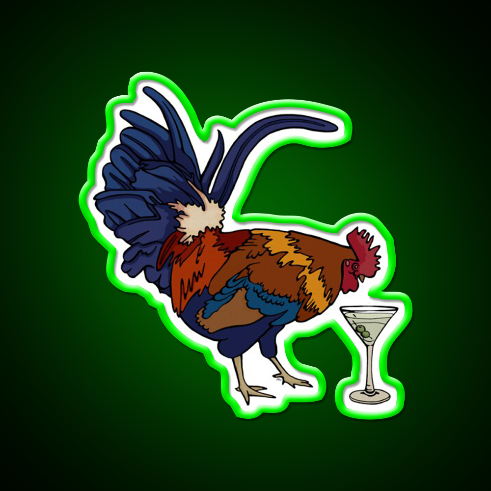 Cocktails Man Cave Bar Led Neon Sign Rgb Color