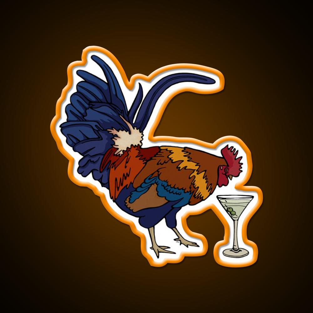 Cocktails Man Cave Bar Led Neon Sign Rgb Color