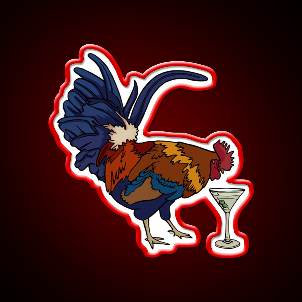 Cocktails Man Cave Bar Led Neon Sign Rgb Color