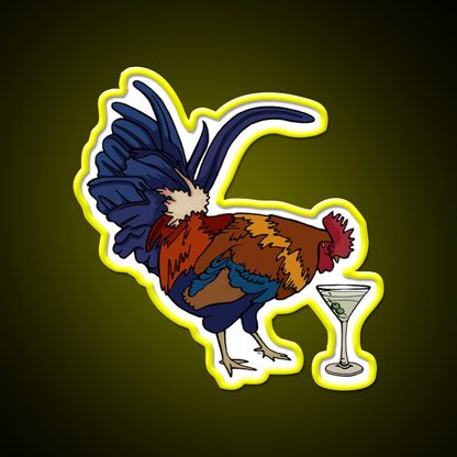 Cocktails Man Cave Bar Led Neon Sign Rgb Color