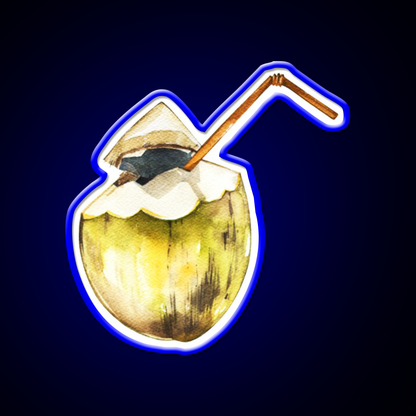Coconut Cocktail Bar Decor Led Neon Sign Rgb Color - LED neon sign view 5