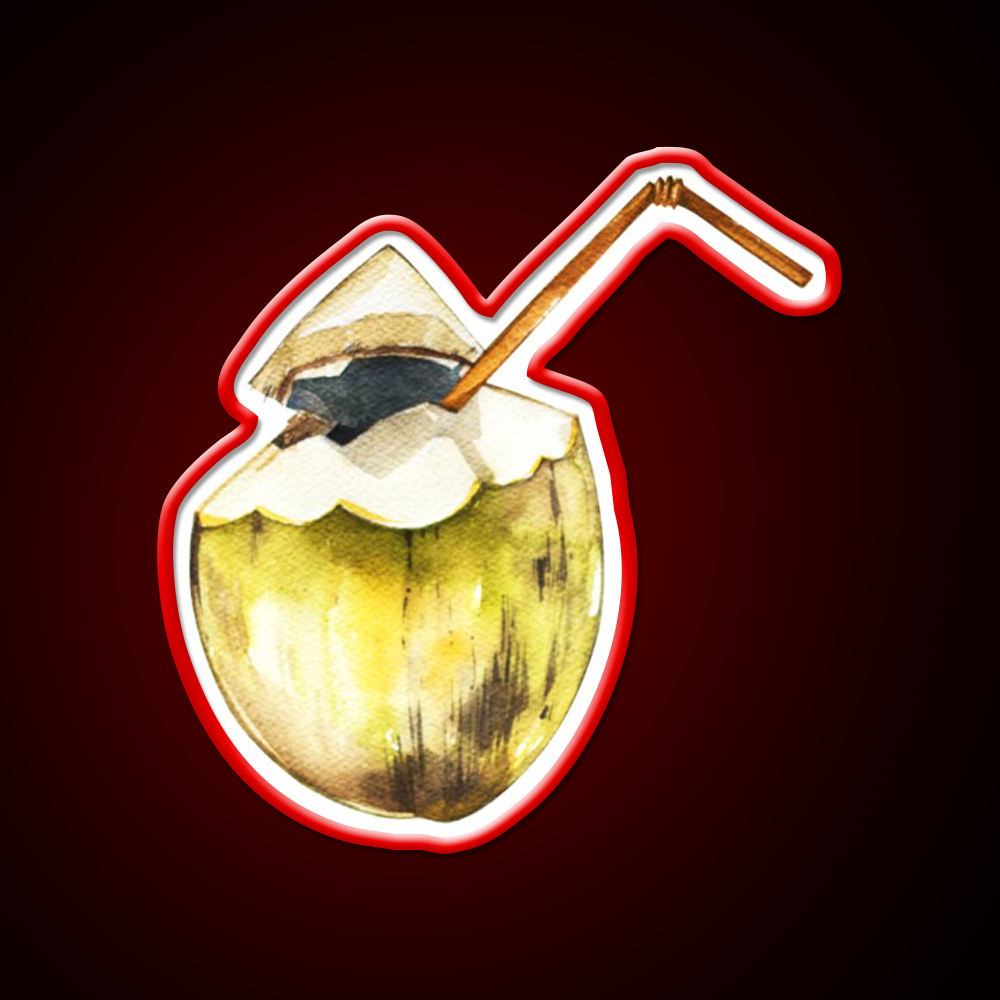 Coconut Cocktail Bar Decor Led Neon Sign Rgb Color - LED neon sign view 10