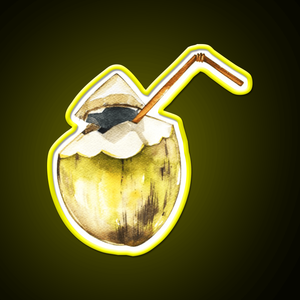 Coconut Cocktail Bar Decor Led Neon Sign Rgb Color - Shineneon