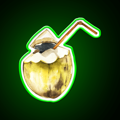 Coconut Cocktail Bar Decor Led Neon Sign Rgb Color - Shineneon