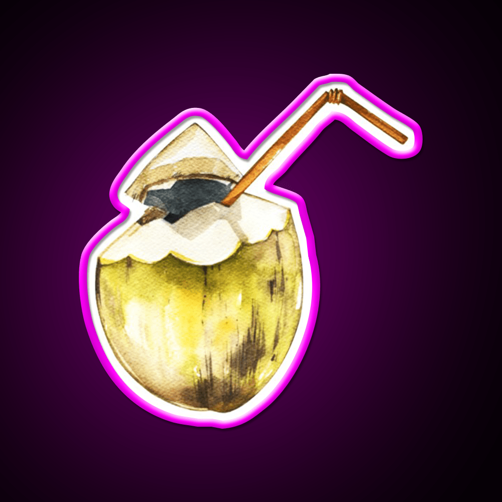 Coconut Cocktail Bar Decor Led Neon Sign Rgb Color - Shineneon