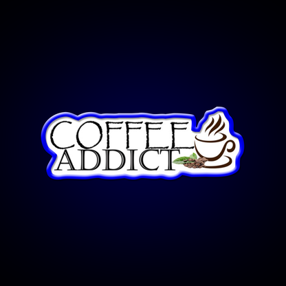 Coffee Addict Cafe Led Neon Sign Espresso Bar Art Rgb Color