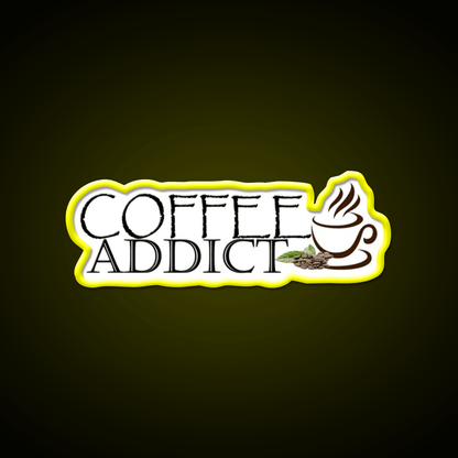 Coffee Addict Cafe Led Neon Sign Espresso Bar Art Rgb Color - Shineneon