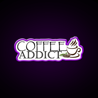 Coffee Addict Cafe Led Neon Sign Espresso Bar Art Rgb Color - Shineneon