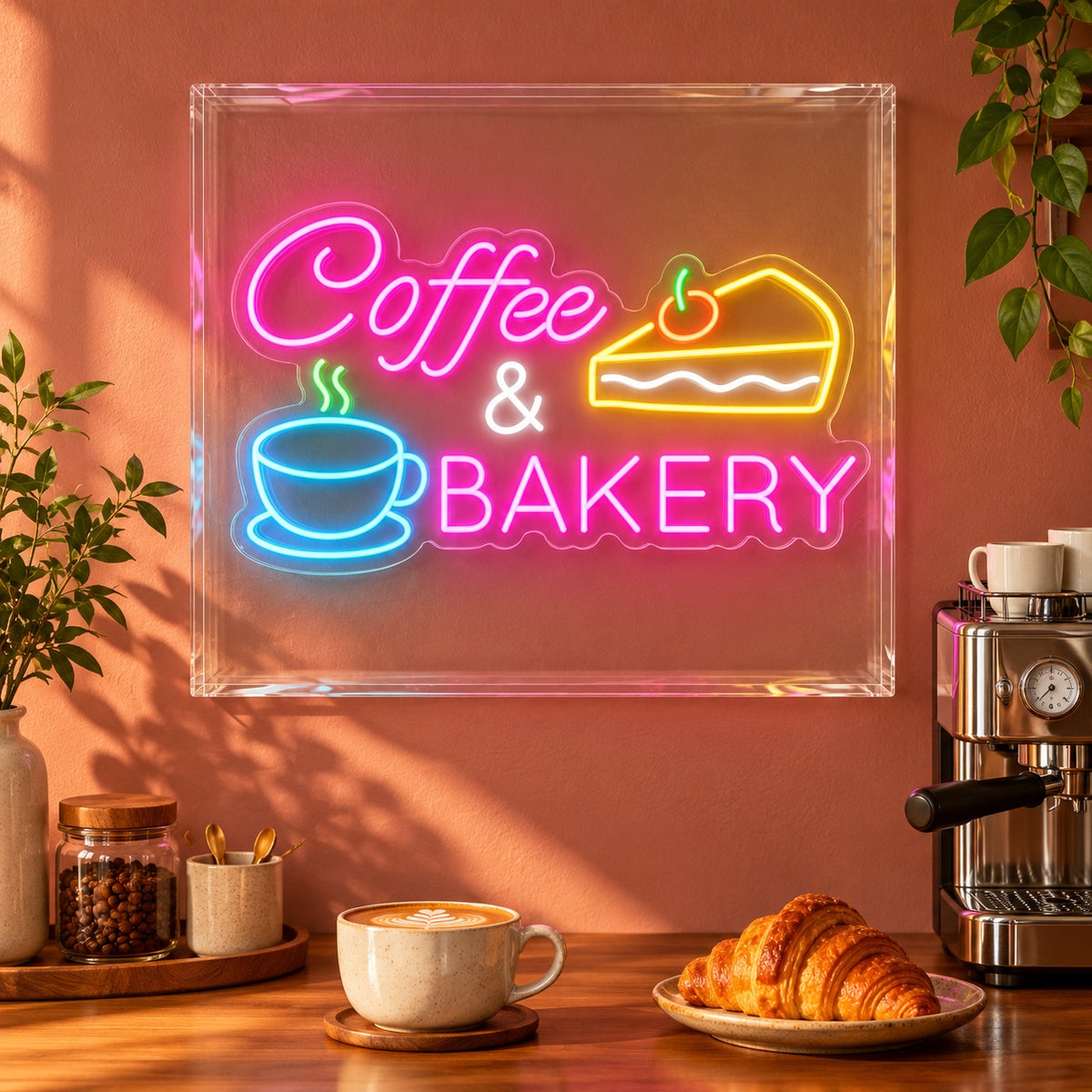 Coffee & Bakery Cup Cake LED Neon Sign – Shineneon