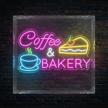 Coffee And Bakery Wall Decor LED Neon Sign - 01 Original Product Image