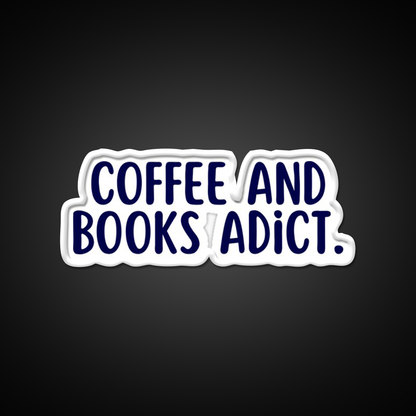 Coffee And Books Adict Cafe Led Neon Sign Espresso Bar Art Rgb Color