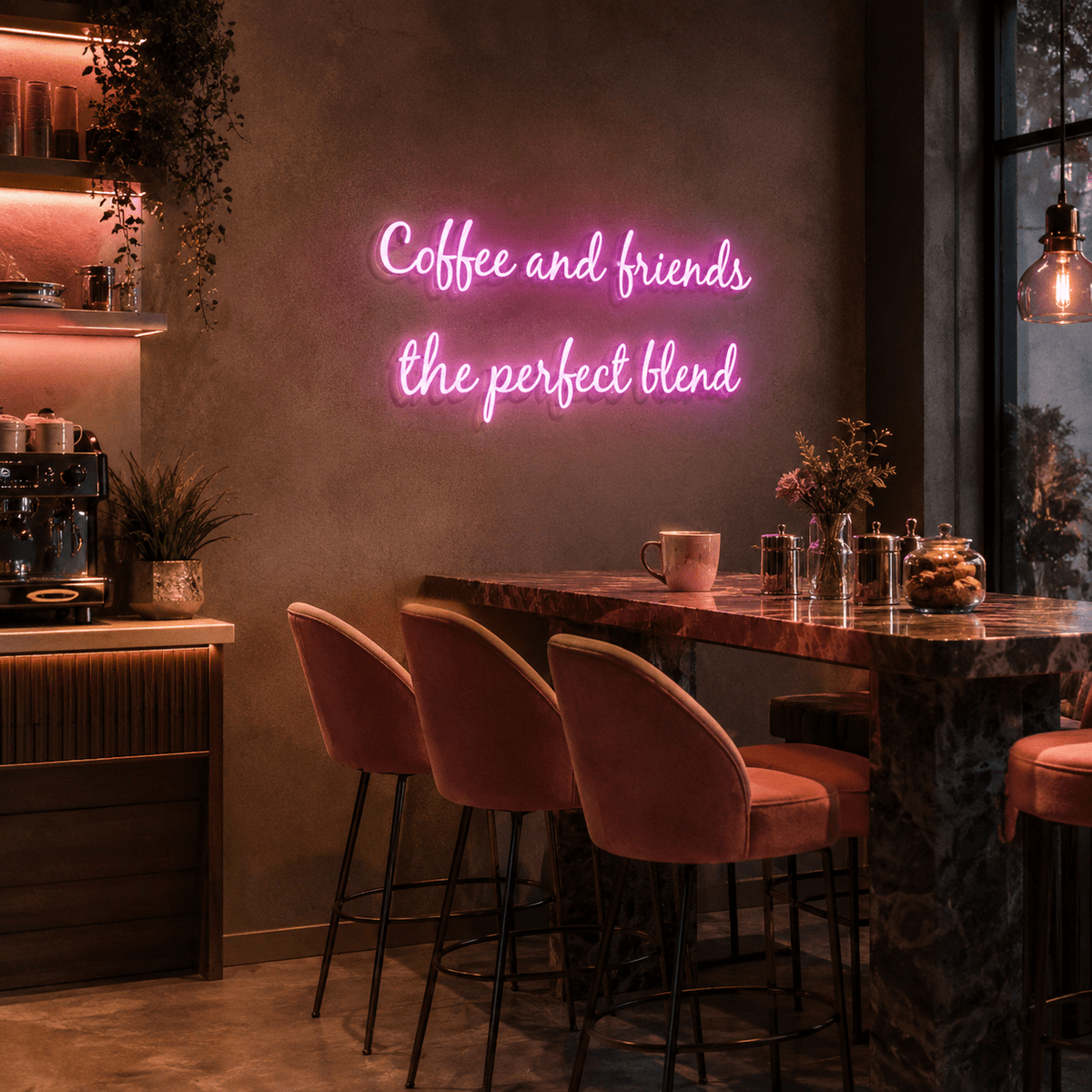 Coffee And Friends The Perfect Blend LED Neon Sign - Shineneon
