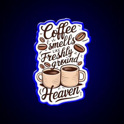 Coffee Aroma Cafe Led Neon Sign Espresso Bar Art Rgb Color
