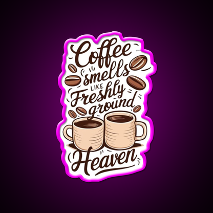 Coffee Aroma Cafe Led Neon Sign Espresso Bar Art Rgb Color