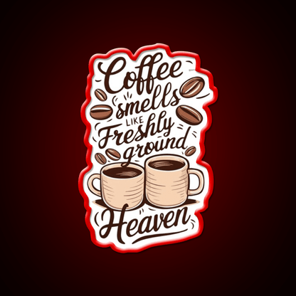 Coffee Aroma Cafe Led Neon Sign Espresso Bar Art Rgb Color - Shineneon