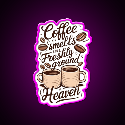 Coffee Aroma Cafe Led Neon Sign Espresso Bar Art Rgb Color - Shineneon