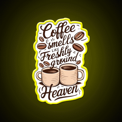Coffee Aroma Cafe Led Neon Sign Espresso Bar Art Rgb Color
