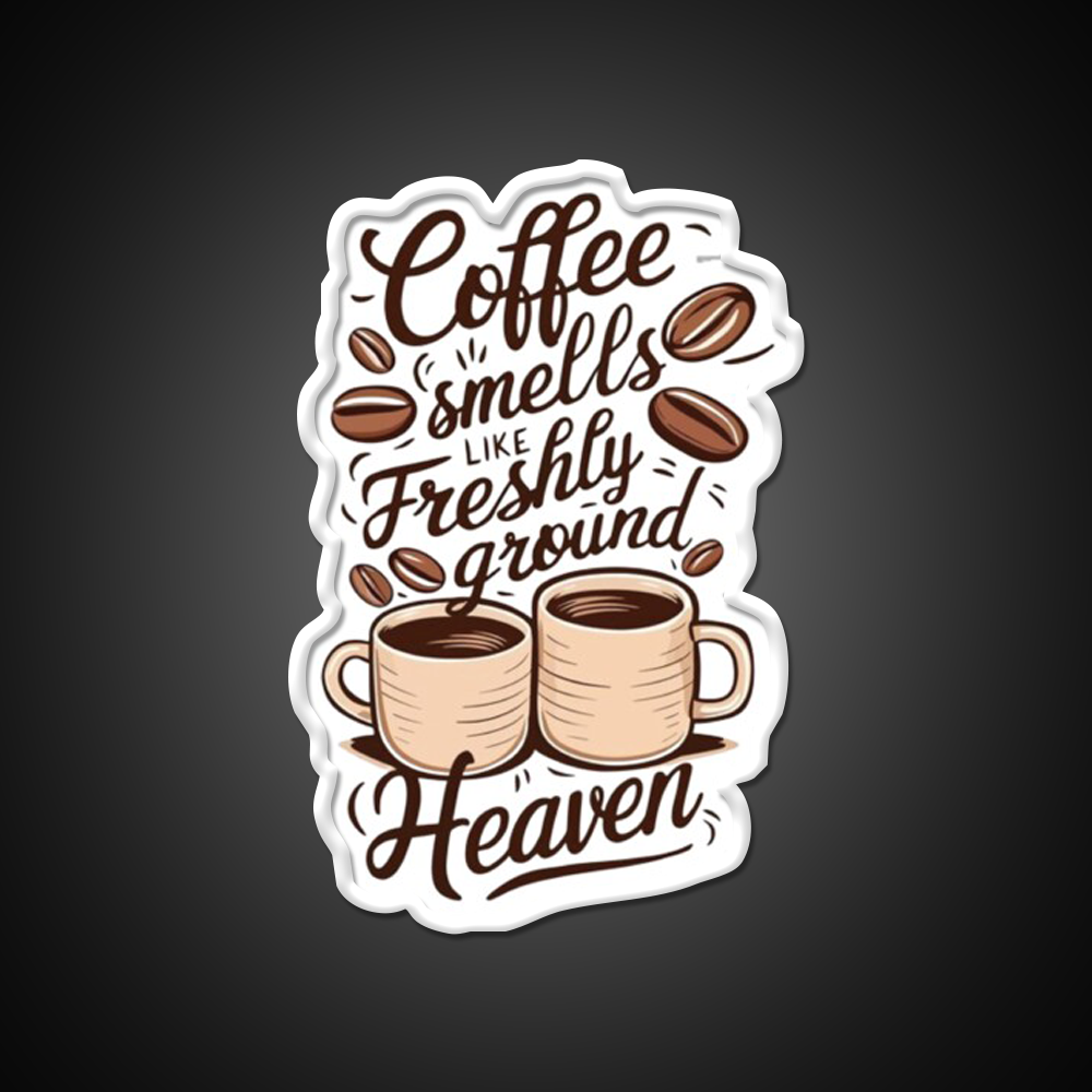 Coffee Aroma Cafe Led Neon Sign Espresso Bar Art Rgb Color