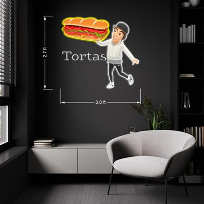 Coffee Bar Crepes Mini Pancakes Drinks Led Neon Sign For Cafe Dessert Shop Decor | Shineneon