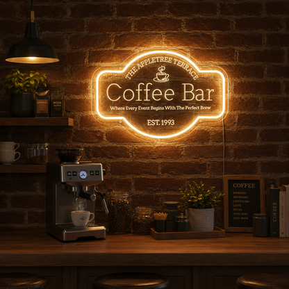 Coffee Bar LED Neon Sign - 01 Original Product Image