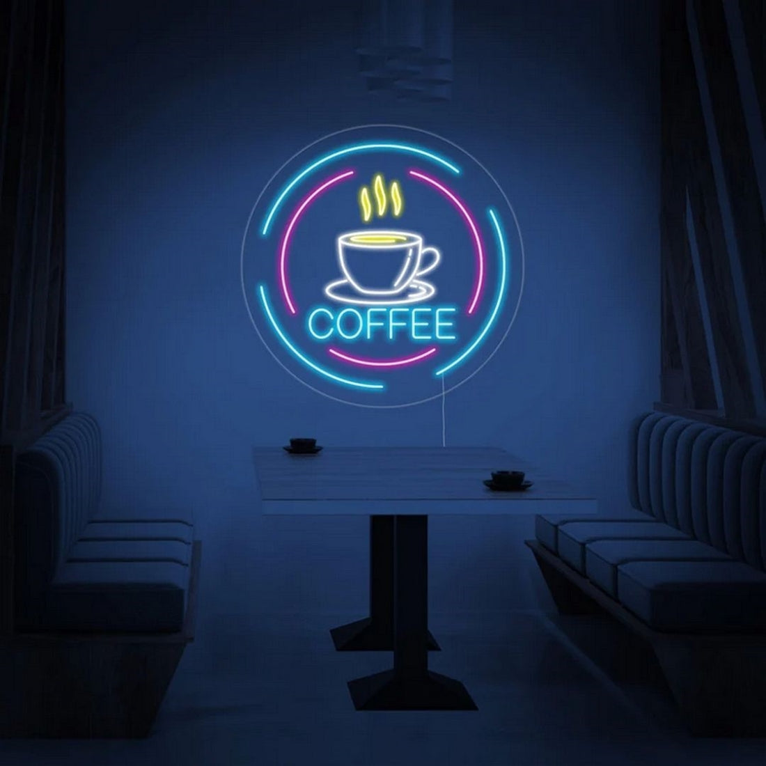 Coffee Bar Led Sign Business Neon Signs Wall Decor