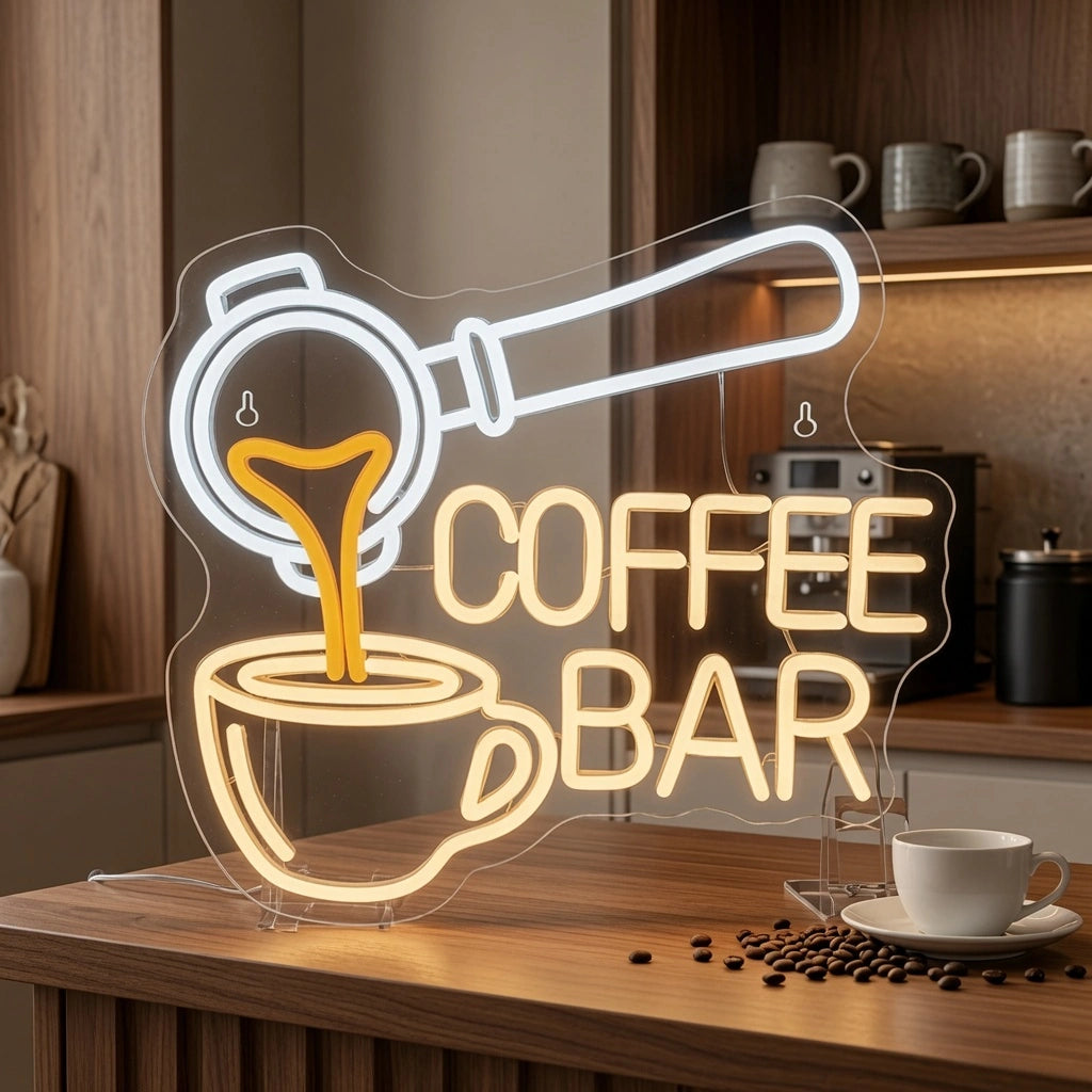 Coffee Bar Room Decor LED Neon Sign - 02 High-Converting Product Image