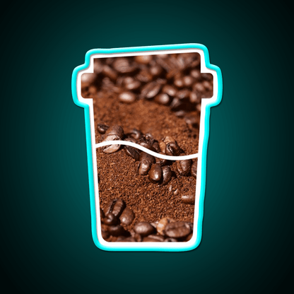 Coffee Bean Dream Art In A Coffee Cup Led Neon Sign Espresso Bar Art Rgb Color - Shineneon