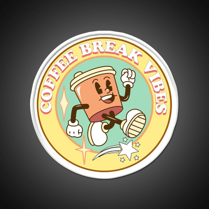 Coffee Break Vibes Cafe Led Neon Sign Espresso Bar Art Rgb Color - Shineneon