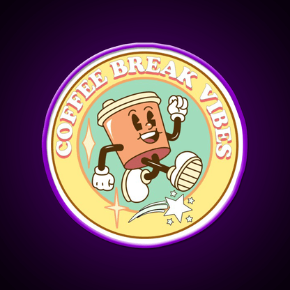 Coffee Break Vibes Cafe Led Neon Sign Espresso Bar Art Rgb Color - Shineneon