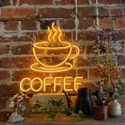 Coffee Business Room Art LED Neon Sign - 02 High-Converting Product Image