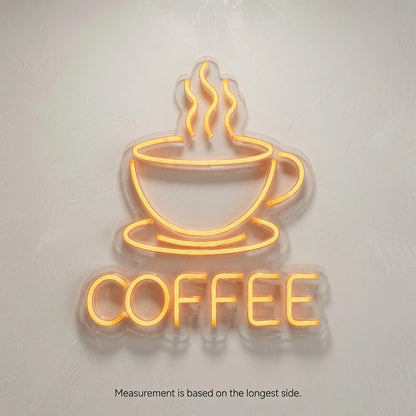 Coffee Business Room Art LED Neon Sign - 04 Size Image