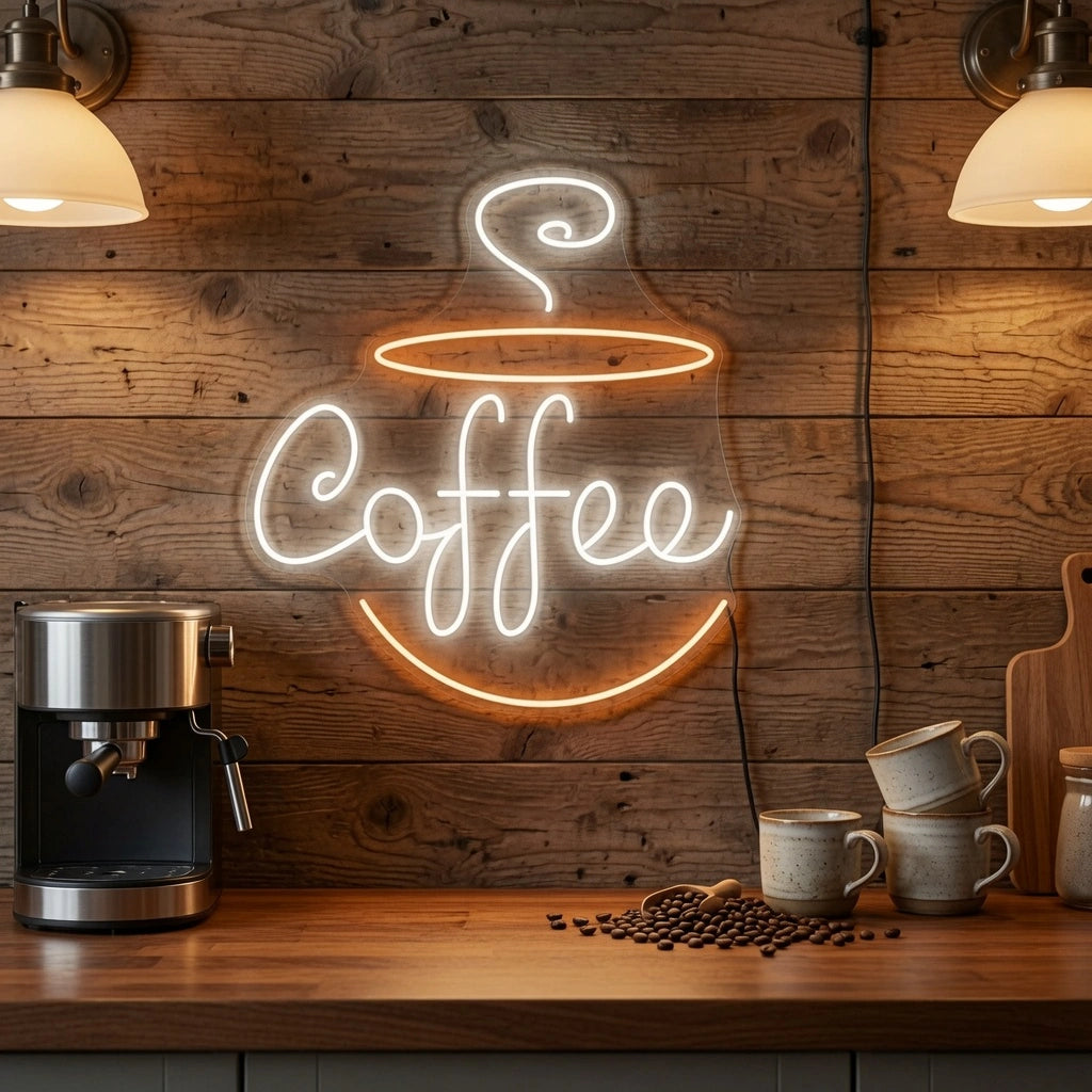 Coffee Business Room Decor LED Neon Sign - 02 High-Converting Product Image