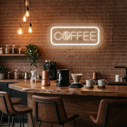 Coffee Cafe Interior Art LED Neon Sign - 02 High-Converting Product Image