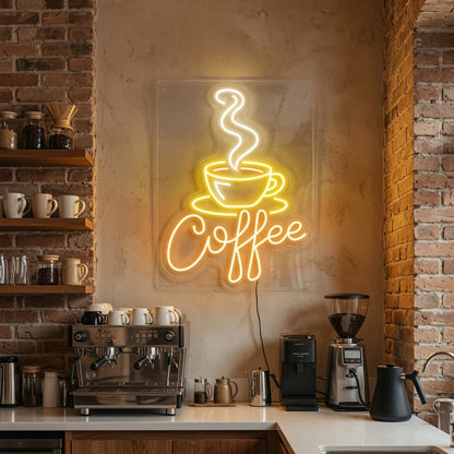 Coffee Cafe Interior Decor LED Neon Sign - 02 High-Converting Product Image