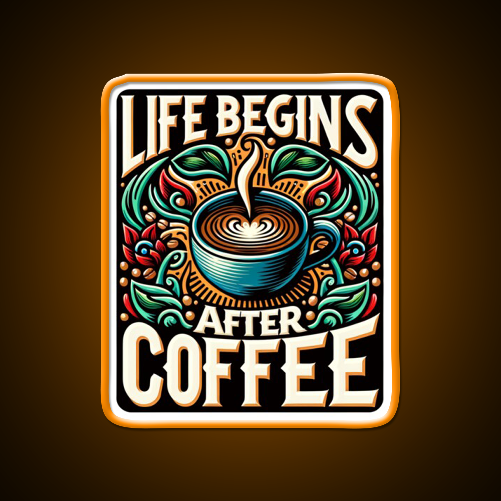 Coffee Cafe Led Neon Sign Espresso Bar Art Bakery Wall Art Rgb Color