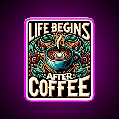 Coffee Cafe Led Neon Sign Espresso Bar Art Bakery Wall Art Rgb Color