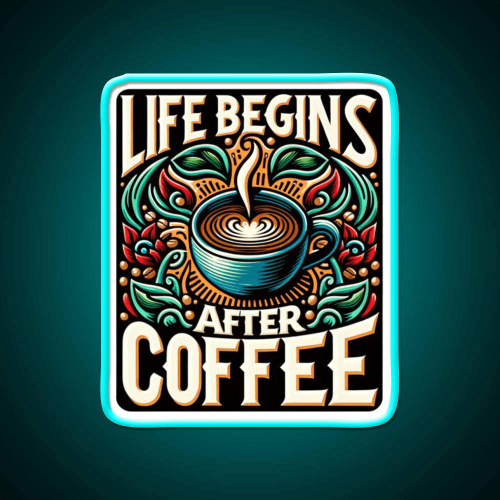Coffee Cafe Led Neon Sign Espresso Bar Art Bakery Wall Art Rgb Color - Shineneon