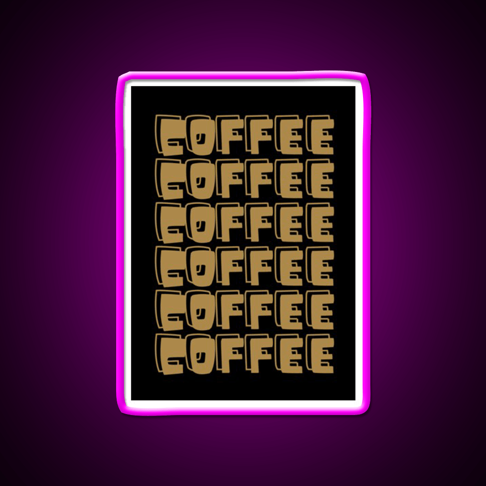 Coffee Cafe Led Neon Sign Espresso Bar Art For Coffee Lover Rgb Color - Shineneon