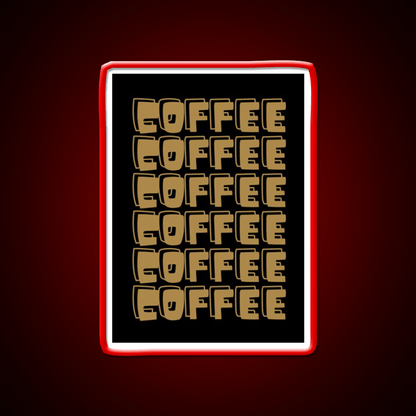Coffee Cafe Led Neon Sign Espresso Bar Art For Coffee Lover Rgb Color - Shineneon