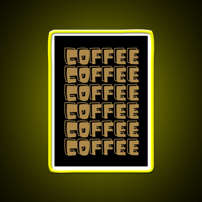 Coffee Cafe Led Neon Sign Espresso Bar Art For Coffee Lover Rgb Color - Shineneon